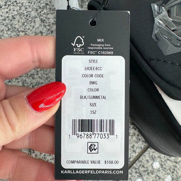 Karl Lagerfeld VOYAGE LOGO CROSSBODY NWT - Picture 10 of 10